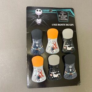 Disney Nightmare Before Christmas Bag Clips - Black, Gray, Orange